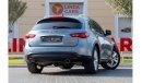 Infiniti QX70 Luxe Sensory  Infiniti QX70 2019 GCC under Warranty with Flexible Down-Payment.