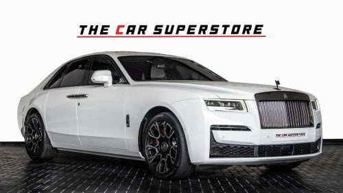 Rolls-Royce Ghost 2022-ROLLS ROYCE GHOST BLACK BADGE-GCC -FULL AGMC HISTORY-SERVICE CONTRACT AND WARRANTY TILL JAN2026