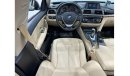 بي أم دبليو 420i Std 2019 BMW 420i Gran Coupe, Warranty, Full Service History, Low Kms, GCC