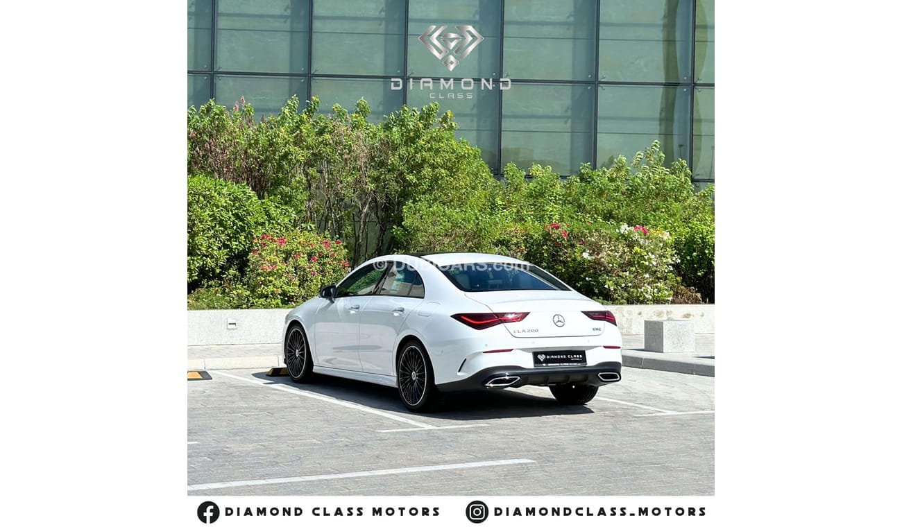 مرسيدس بنز CLA 200 Mercedes CLA 200 AMG Black Edition  Panoramic  2025  GCC Brand New 5 Years Agency Warranty