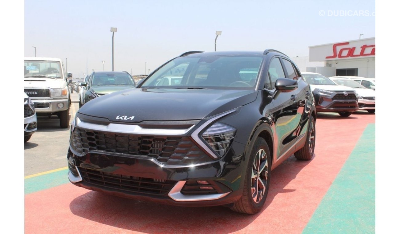 كيا سبورتيج ((High Line)) Turbo 1.6L petrol fwd 2022  Black color