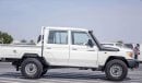 تويوتا لاند كروزر بيك آب TOYOTA LAND CRUISER LC79DC 4.5 DIESEL MT MY2023 – WHITE