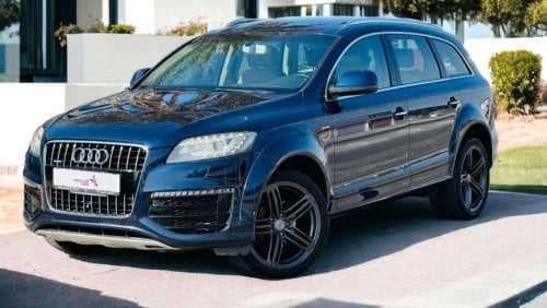 Audi Q7 AED 990 PM | AUDI Q7  S-LINE 3.0 | SUPERCHARGED FULL OPTION | GCC | 0% DOWNPAYMENT