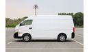 Nissan Urvan Std 2020 | NV350 High Roof Delivery Van - M/T - RWD - GCC Specs - Book Now - Ready to Drive