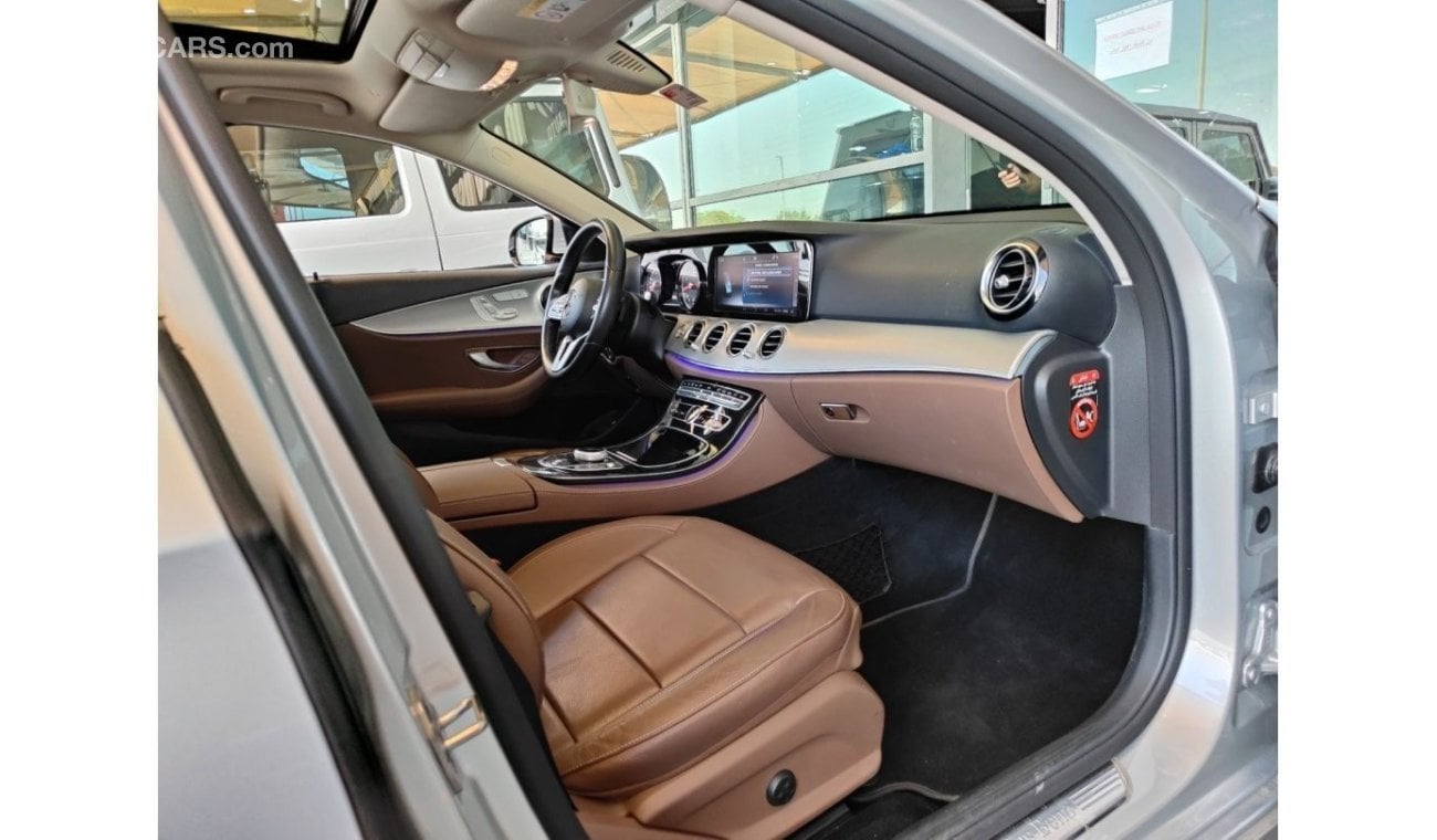 مرسيدس بنز E200 AED 2,200 P.M | 2019 MERCEDES BENZ E200 AMG KIT 2.0L | SUNROOF | GCC | UNDER GARGASH WARRANTY