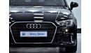 Audi A3 EXCELLENT DEAL for our Audi A3 30TFSi ( 2017 Model ) in Black Color GCC Specs