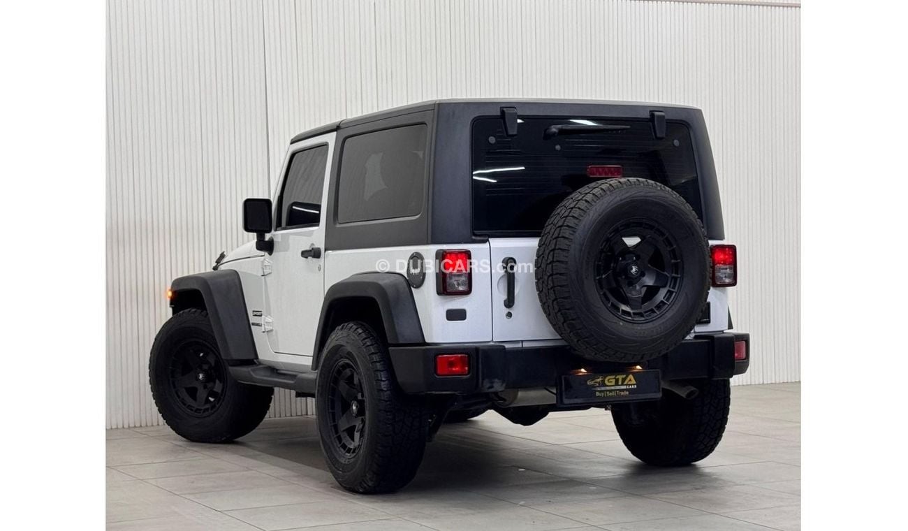 Jeep Wrangler Sport 3.6L A/T 2015 Jeep Wrangler Sport, Service History, Excellent Condition, GCC