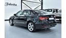 Audi A3 EXCELLENT DEAL for our Audi A3 30TFSi ( 2017 Model ) in Black Color GCC Specs