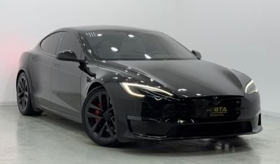 Tesla Model S 2023 Tesla Model S Plaid, Dec 2027 Tesla Warranty, Dec 2031 Battery + Drive Unit Warranty, GCC