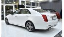 كاديلاك CTS EXCELLENT DEAL for our Cadillac CTS 3.6 ( 2016 Model ) in White Color GCC Specs