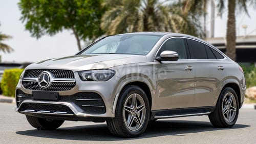 مرسيدس بنز GLE 450 AMG 3.0L PETROL 4MATIC - MOJAVE SILVER: PANORAMIC ROOF, 360° CAMERA