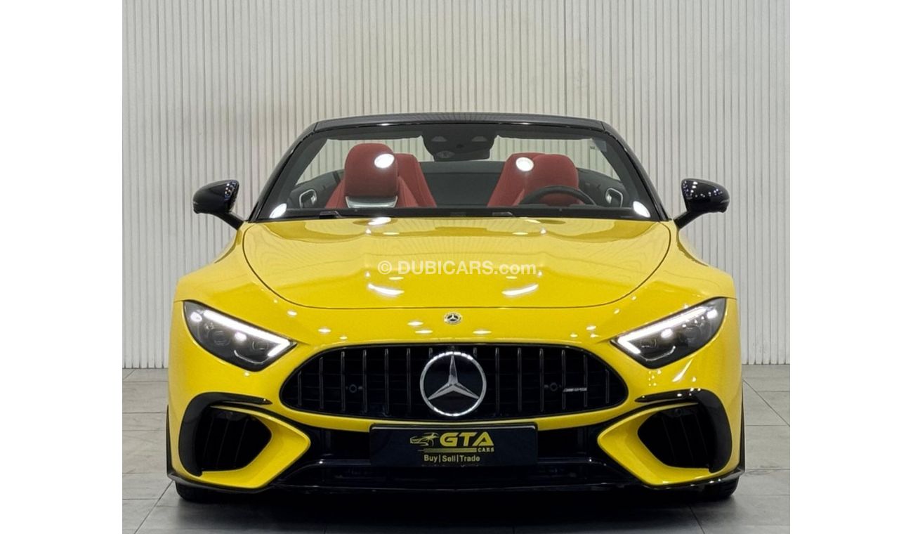 مرسيدس بنز SL 55 AMG Roadster 4Matic+ 2022 Mercedes-Benz SL 55 AMG 4MATIC+, Agency Warranty Till 08/28+SP, Full Agency Se