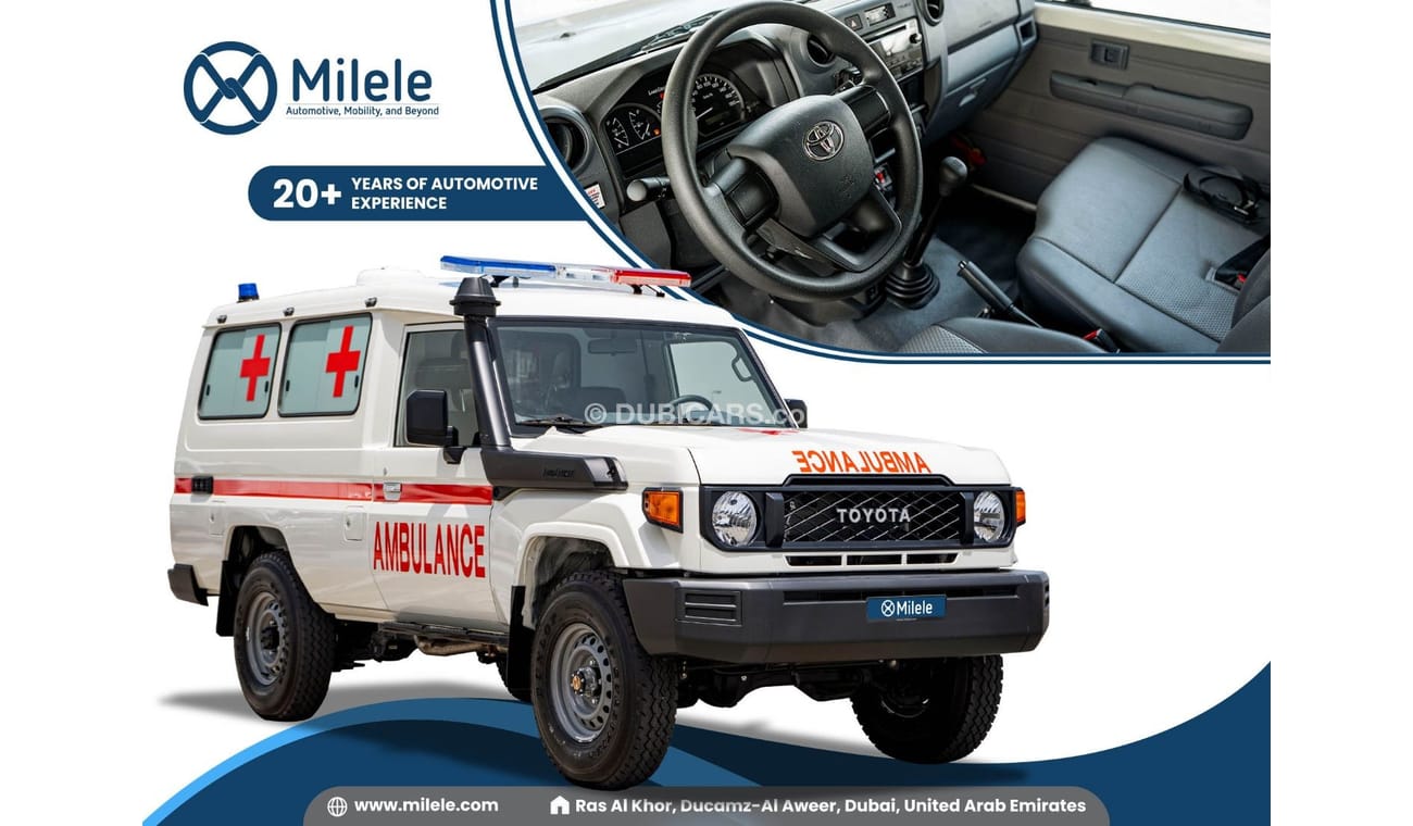 تويوتا لاند كروزر هارد توب LC78 AMBULANCE 4.2L DIESEL: MEDICAL FITTINGS, PARTITIONED CABIN