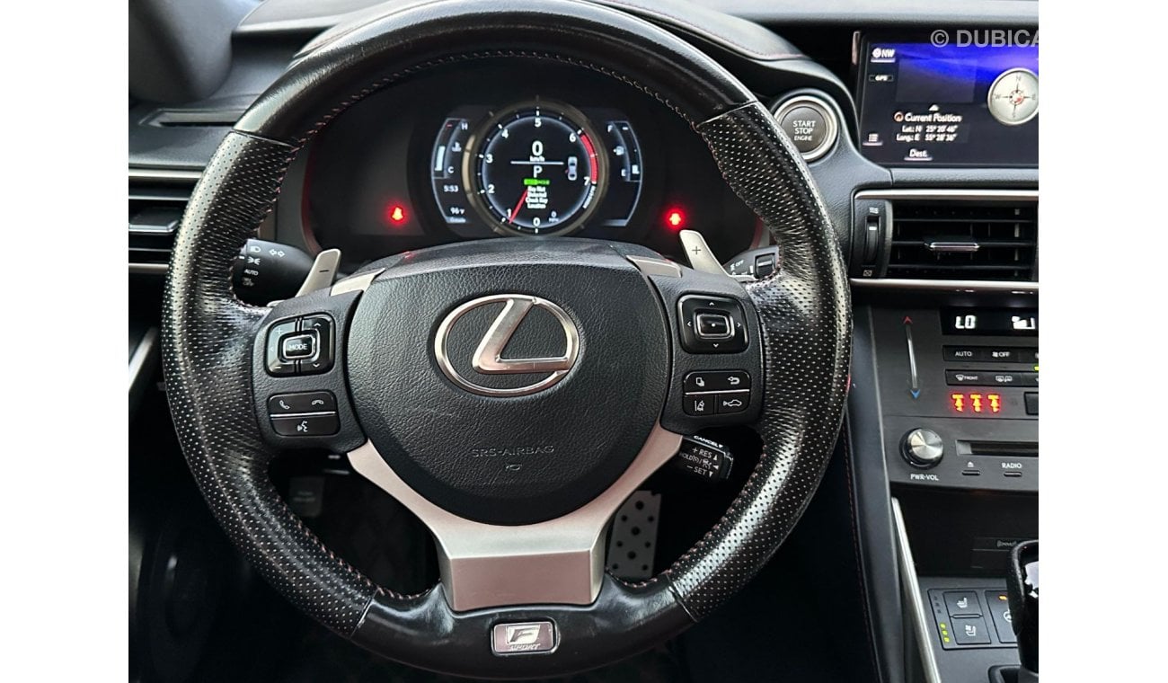 لكزس IS 300 LEXUS IS-300 F SPORT 2019 US GOOD CONDITION INSIDE OUT SIDE