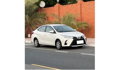 تويوتا يارس SE Make: Toyota  Model: Yaris Year: 2021 Specs: GCC  Color: white  KM’s: 67520 Engine: 1.5L Cylinder