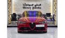 Alfa Romeo Giulia EXCELLENT DEAL for our Alfa Romeo Giulia Q2 Veloce ( 2023 Model ) in Red Color GCC Specs