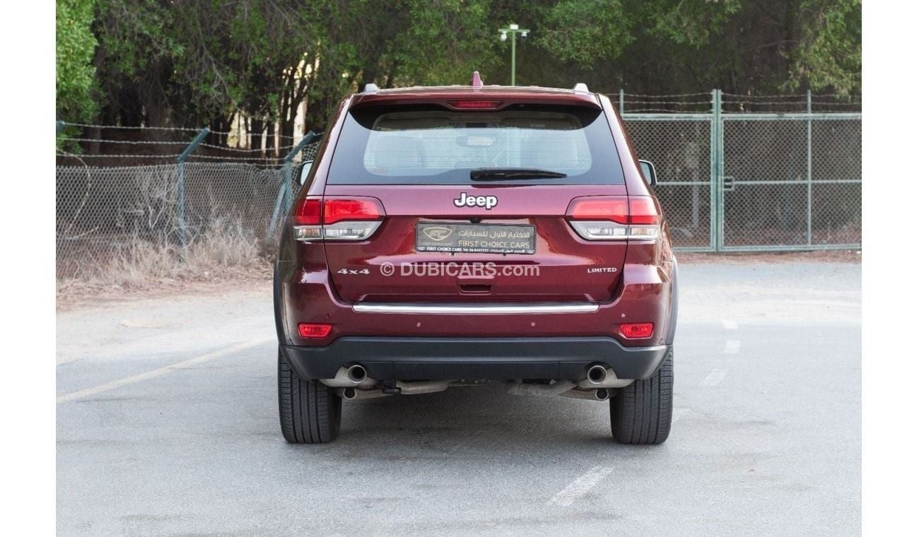 Jeep Grand Cherokee AED 1,643/month 2021 | JEEP GRAND CHEROKEE | LIMITED GCC | FULL JEEP SERVICE HISTORY | J06901