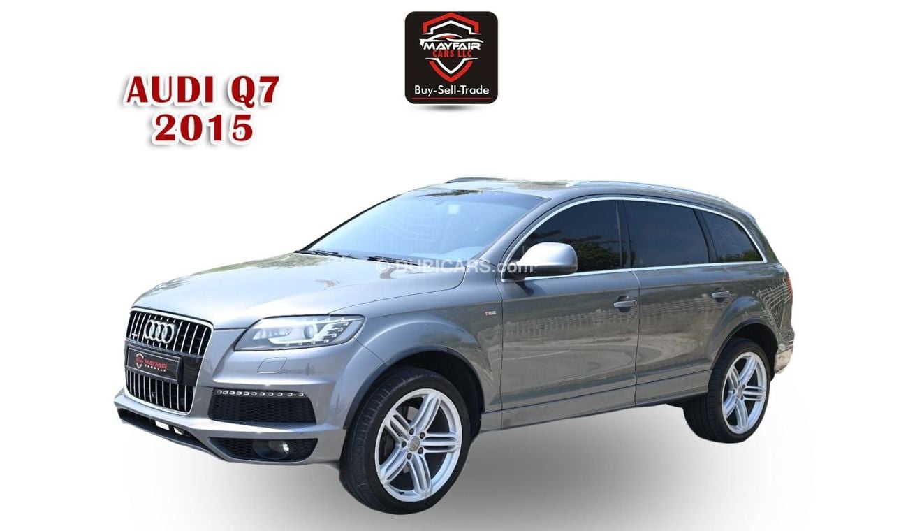 أودي Q7 0% DP  - FSH - AUDI Q7 S-LINE 3.0SC 2015 - FIRST OWNER - WELL MAINTAINED - GCC