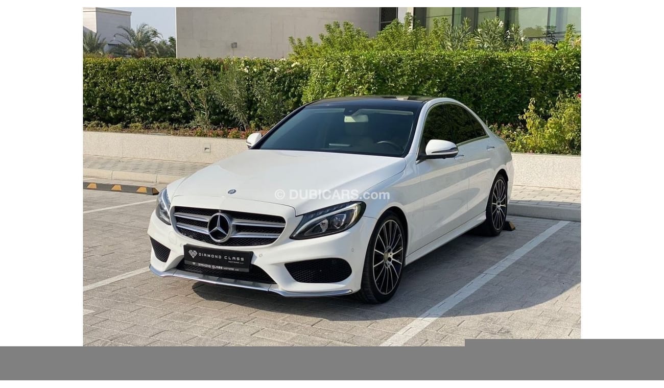 Mercedes-Benz C200 AMG Pack Mercedes C200 AMG  Panoramic  2016 GCC Under Warranty