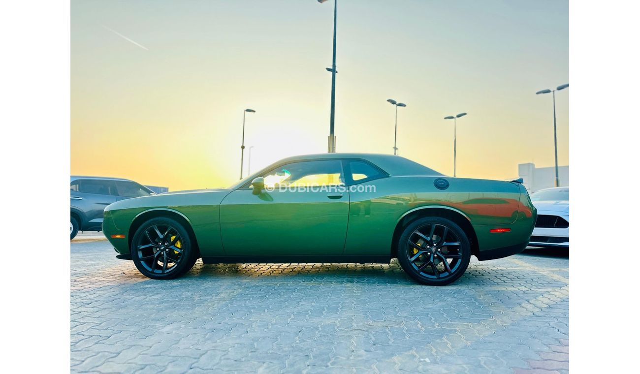 Dodge Challenger SXT 3.6L | Monthly AED 1400/- | 0% DP | Fog Lights | Touch Screen | Cruise Control | # 08618