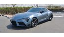 Toyota Supra SUPRA 2020l2 GR V6 3.0L TURBO GCC FREE SERVICE 72000 KM + WARRANTY 6 -09 -25 AL FUTTAIM, TOP OPTION