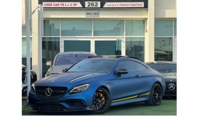 مرسيدس بنز C 63 AMG Std مرسيدس بنز C63S  خليجي 2017 فل ابشن 5 فصوص فل كاربون فايبر بحاله ممتازه