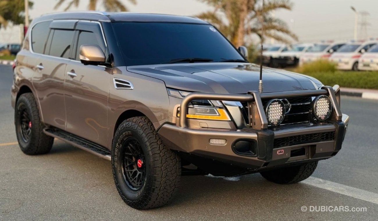 Nissan Patrol PREMIUM BULL BAR WITH LED LIGHTS | 5.6L PETROL | RHD | 360 VIEW CAMERA| SUNROOF