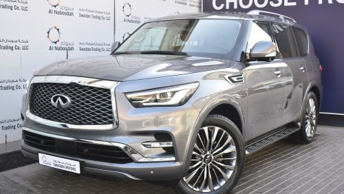 Infiniti QX80 AED 2959 PM | 5.6L V8 4WD LUXURY GCC DEALER WARRANTY