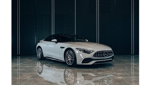 مرسيدس بنز AMG SL 43 in Alpine Grey color!