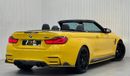 بي أم دبليو M4 2018 BMW M4 CONVERTIBLE, 1 Year warranty, Full Service History With Abu Dhabi Motors, GCC