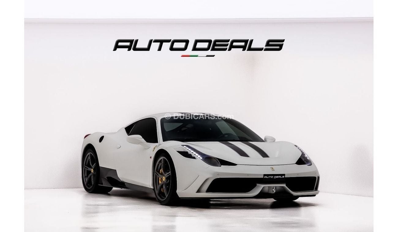 Ferrari 458 Speciale Std 4.5L | GCC | Fully Loaded | Full Service History | Very Low Mileage | 4.5L V8