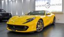 Ferrari 812 GTS FERRARI 812 GTS 2022 GCC WITH WARRANTY AND CONTRACT SERVICE - AL TAYER. IN EXCELLENT CONDITION