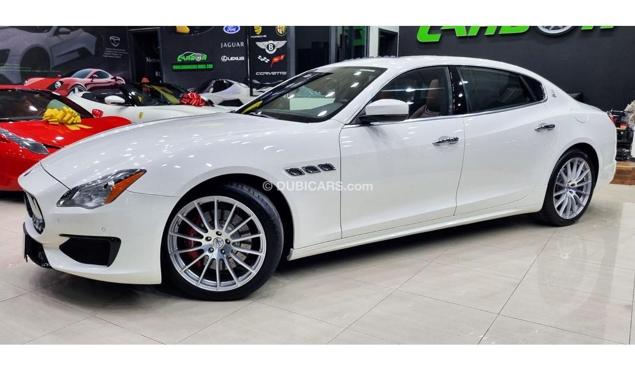 Maserati Quattroporte S Gransport 3.0L (410 HP) MASERATI QUATTROPORTE S GCC 2017 IN PERFECT CONDITION WITH 1 YEAR WARRANTY