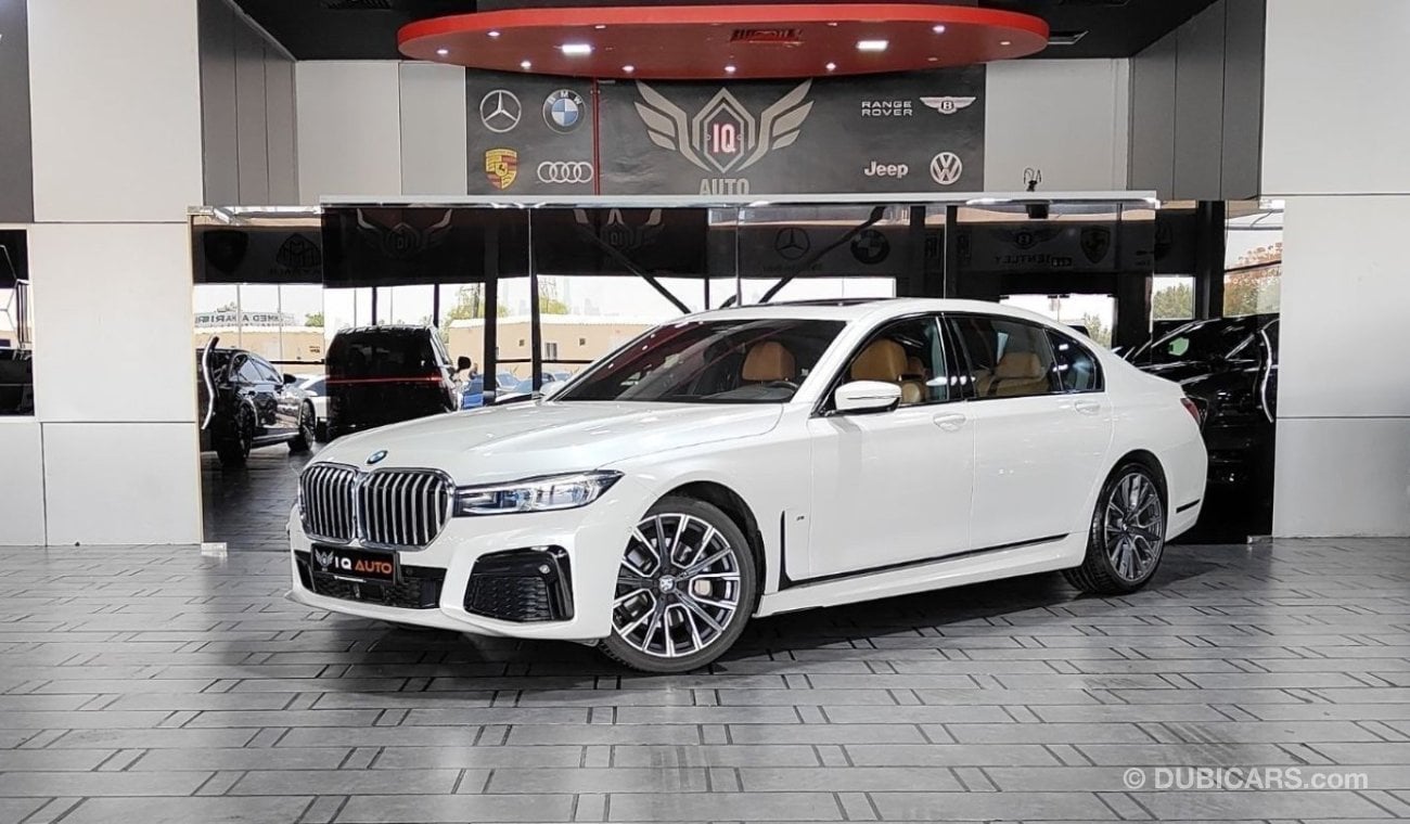 بي أم دبليو 730Li AED 3,300 P.M | 2021 BMW 730Li M SPORT | PREMIUM WARRANTY GCC | FULLY LOADED VIP