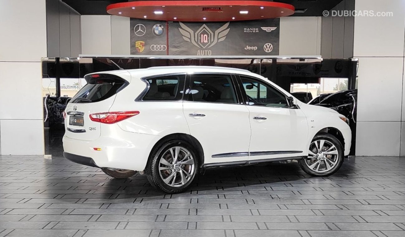 إنفينيتي QX60 2014 INFINITI QX60 COMFORT | 7 SEATS | GCC | 3.5L | WITH SUNROOF | 360* CAMERAS | LOW MILAGE