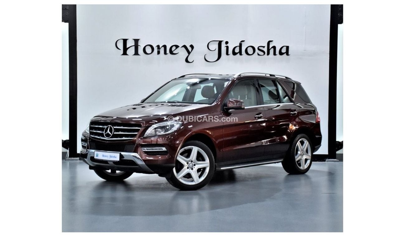 مرسيدس بنز ML 350 EXCELLENT DEAL for our Mercedes Benz ML350 ( 2014 Model ) in Burgundy Color GCC Specs