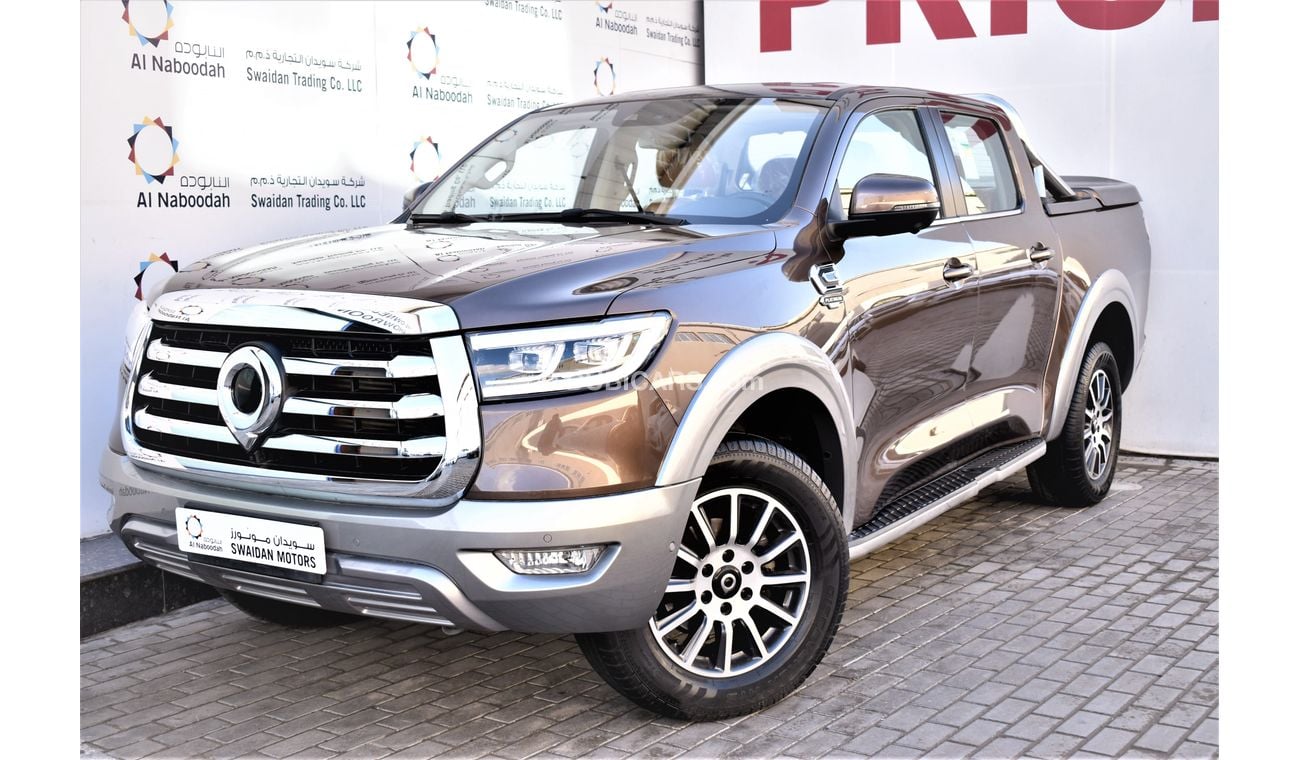 Great Wall Poer AED 1860 PM | 2.0L TC PLATINUM TURBO 4WD GCC WARRANTY