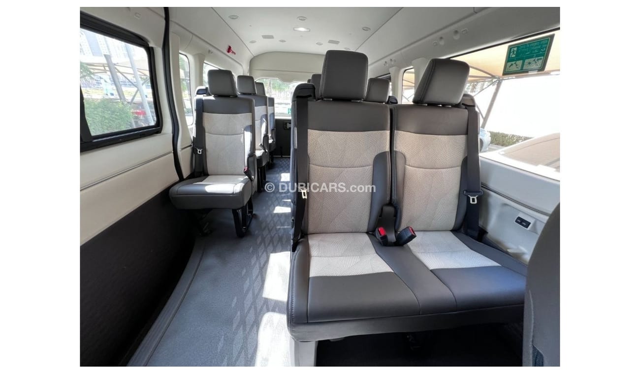 تويوتا هاياس 2025 Toyota Hiace GL 13-Seater High-Roof Full-Option 3.5L V6 Petrol A/T RWD Only For Export