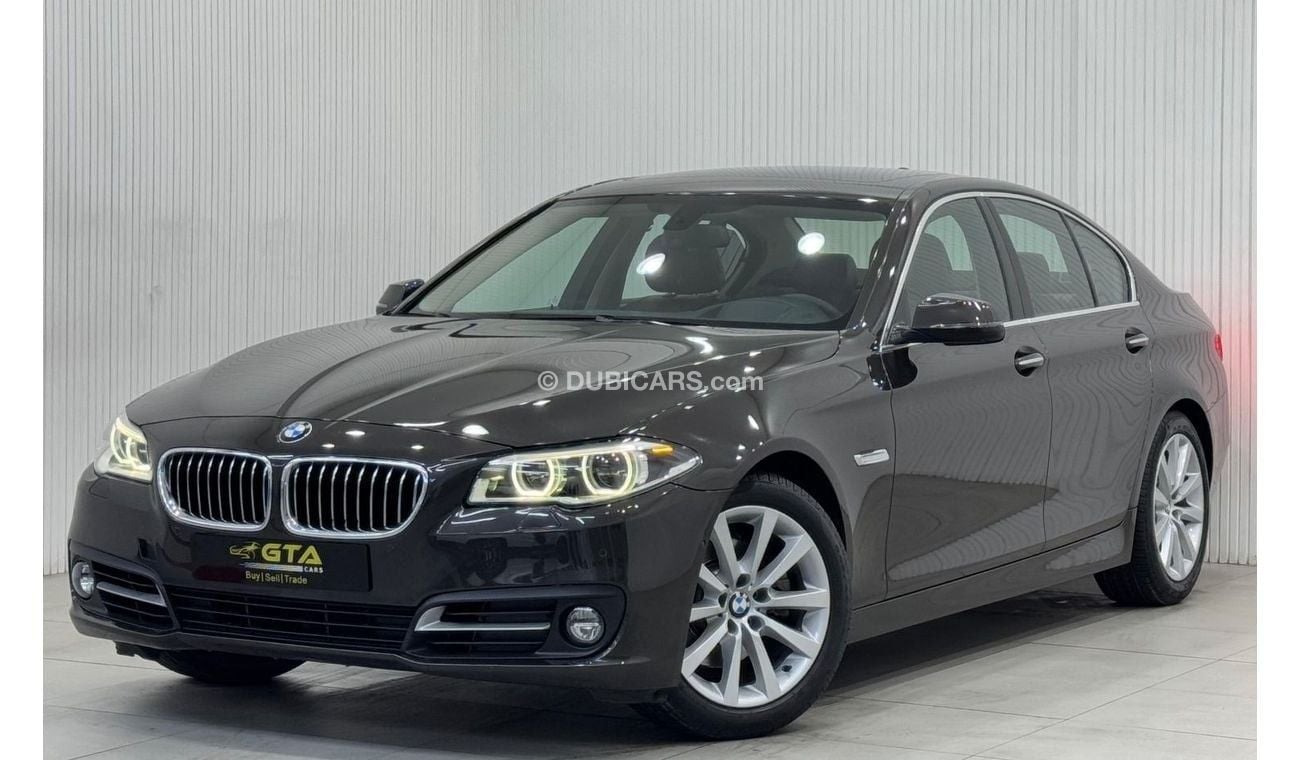 بي أم دبليو 528i Exclusive 2.0L 2015 BMW 528i, Full Service History, Full Options, Excellent Condition, GCC