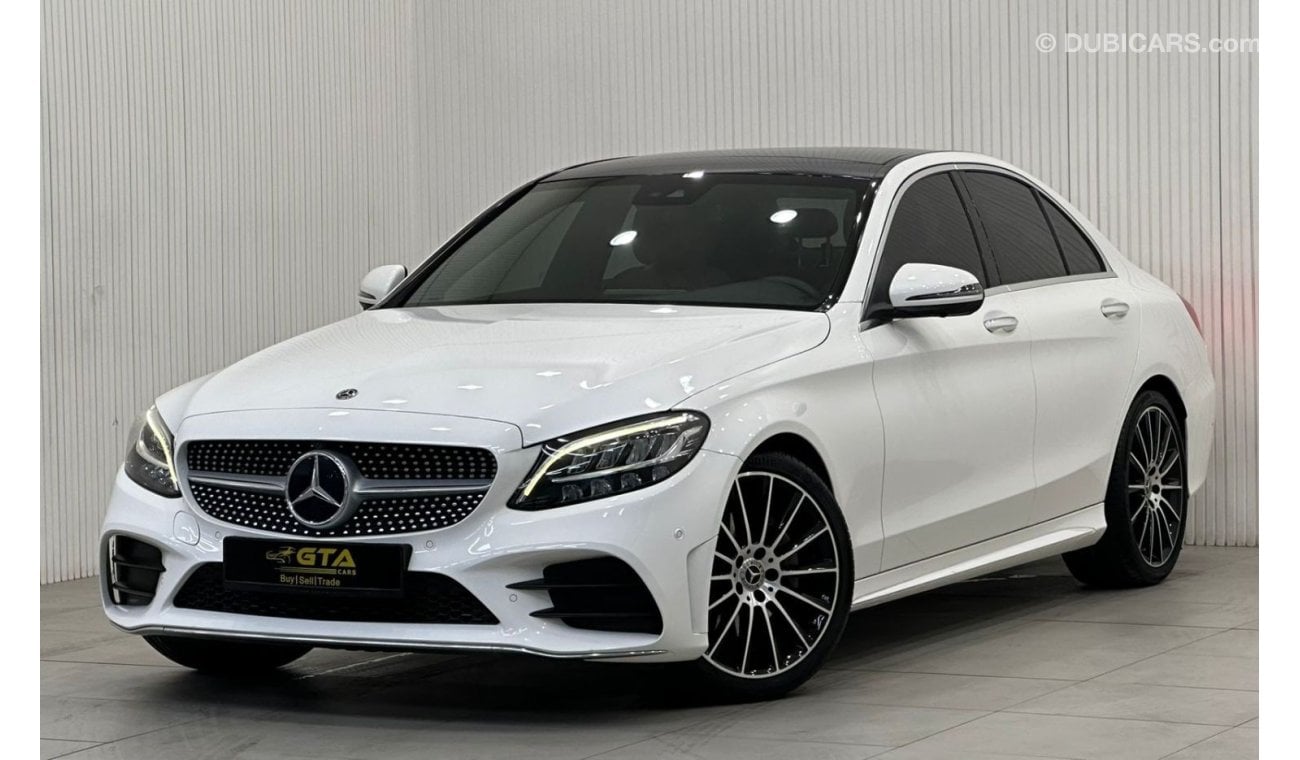 مرسيدس بنز C200 بريميوم + 2019 Mercedes Benz C200 AMG Premium Plus, Warranty, Full Mercedes Service History, Low Kms