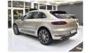 Porsche Macan EXCELLENT DEAL for our Porsche Macan Turbo ( 2015 Model ) in Golden Color GCC Specs