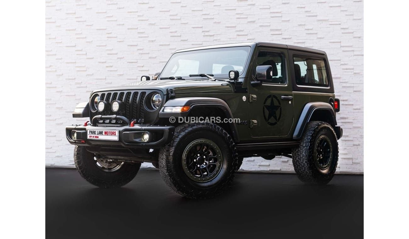 Jeep Wrangler AED 2,359 PM • WRANGLER JL • MODIFIED STAGE 2 • ONLY 54,000 KM • OFFICIAL JEEP WARRANTY UNTIL 2025