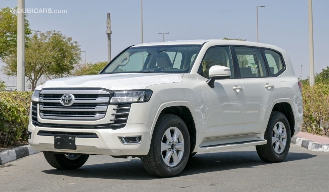 تويوتا لاند كروزر Toyota Land Cruiser GXR L1 - 3.5L Petrol - White -2024 (Export)