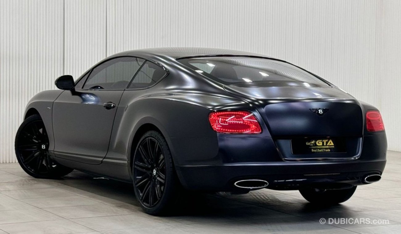 Bentley Continental GT 2013 Bentley Continental GT W12 Speed, Full Service History, GCC