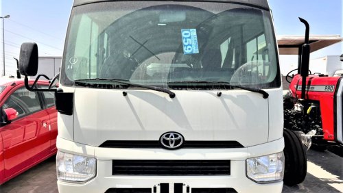 Toyota Coaster DIESEL,4.2L,23 SEATS,AIR/BAGS,ABS,MIC,CURTAIN,LUGGAGE RACK,MT,2023MY ( EXPORT ONLY)