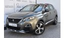 Peugeot 3008 AED 1199 PM | 1.6 TC AT GT LINE GCC MANUFACTURER WARRANTY 2026 OR 100K KM