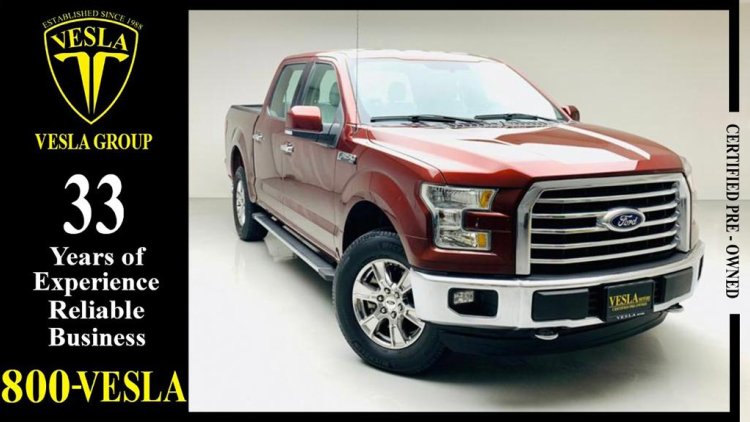 Ford F 150 GCC + XLT + LEATHER SEATS + BIG SCREEN + CHROME PACHAGE / UNLIMITED MILEAGE WARRANTY / 1,955 DHS P.M