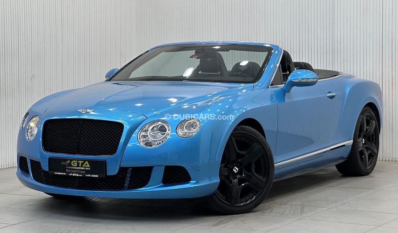 Bentley Continental GTC 2013 Bentley Continental GTC W12, Full Bentley Service History, Excellent Condition, GCC