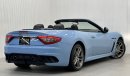 مازيراتي جران كابريو سبورت MC 2016 Maserati GranCabrio MC Sport Line, Full Option, Low Kms, GCC