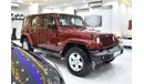 Jeep Wrangler EXCELLENT DEAL for our Jeep Wrangler Unlimited SAHARA ( 2012 Model ) in Maroon Color GCC Specs